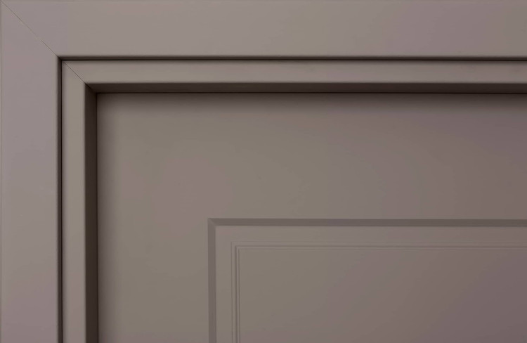 درب داخلی اتاق ام دی اف MDF مدل ۴۰۲ روکش سوپر مات طوسی روشن