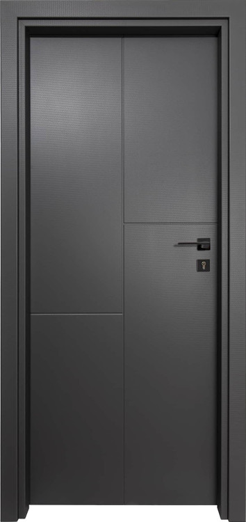 درب داخلی اتاق ام دی اف MDF مدل ۴۰۰ مشکی