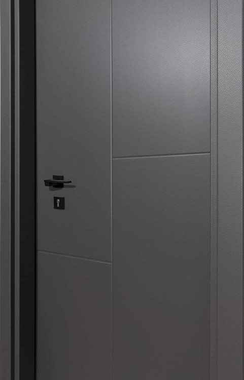 درب داخلی اتاق ام دی اف MDF مدل ۴۰۰ مشکی