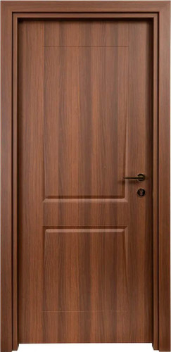 درب داخلی اتاق ام دی اف MDF مدل کوبیسم قهوه ای