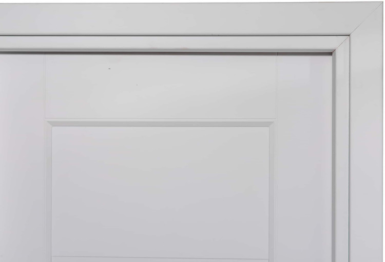 درب داخلی اتاق ام دی اف MDF مدل ۵ قاب روکش سوپرمات سفید