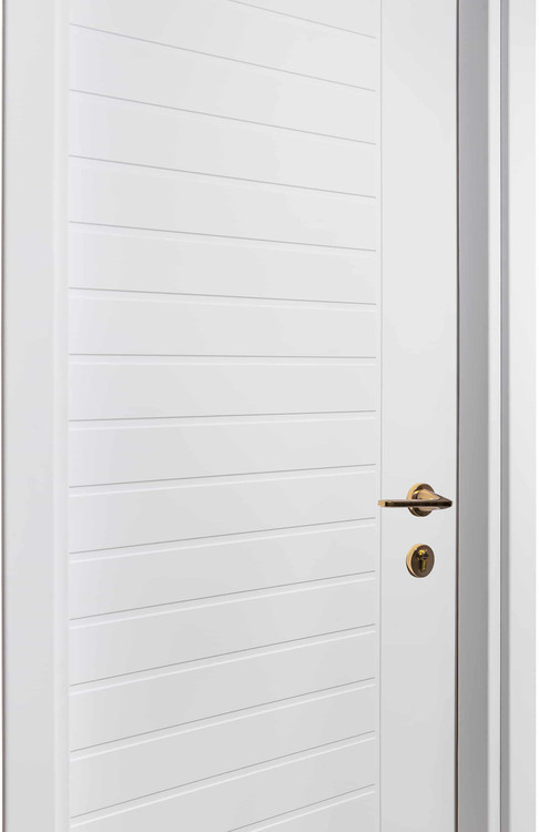 درب داخلی اتاق ام دی اف MDF مدل ۲۲۰ روکش سوپرمات سفید