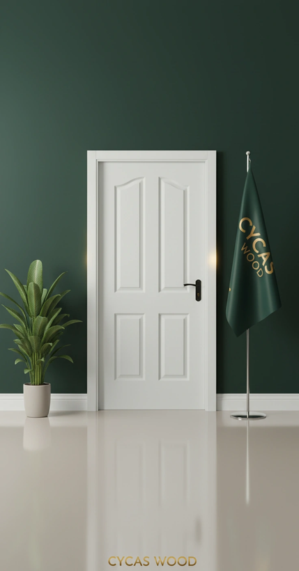 درب داخلی اتاقی و سرویسی اچدیاف مدل چهار قاب | HDF چهار قاب