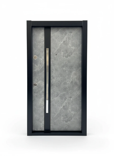 درب ورودی آپارتمان ضدسرقت لامینوکس طرح سنگ ضد دیلم