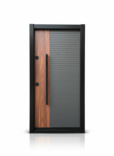 درب ورودی آپارتمانی ضدسرقت لامینوکس مدل ستین ضد دیلم