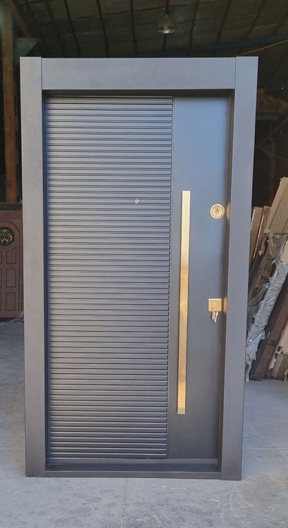 درب ورودی آپارتمانی ضدسرقت مدل CNC مدرن طوسی