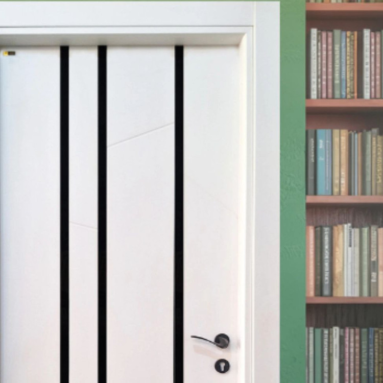 درب اتاق خواب مدرن شیشه خور خاص فیدار p-347