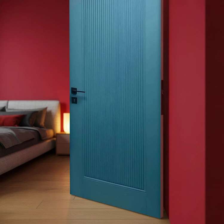 درب اتاق مدرن طرح شیاری پرکار فیدار p-348