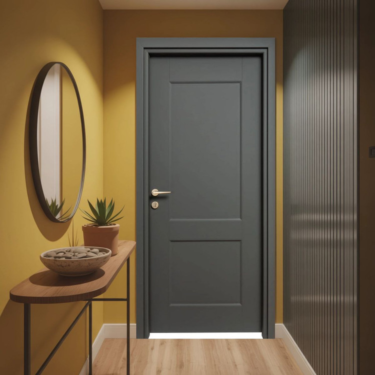 درب اتاق خواب مدرن دو قاب کفتراش فیدار p-360