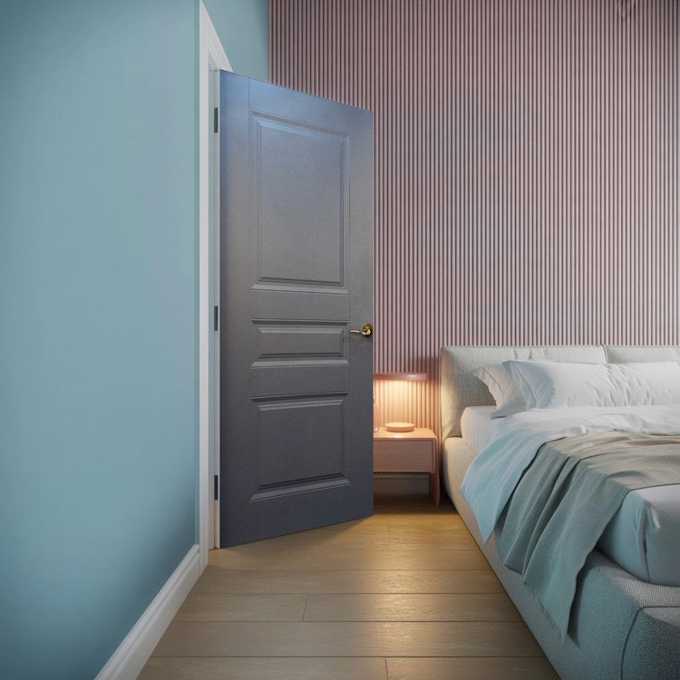 درب اتاق مدرن سه قاب فیدار p-363