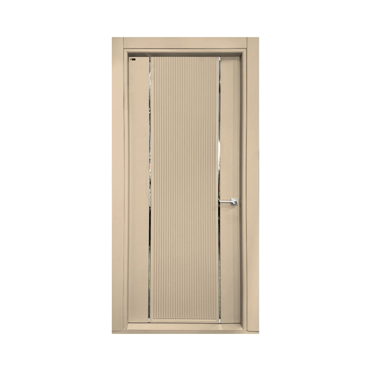 درب اتاق خواب مدرن شیاری و استیل فیدار P-371