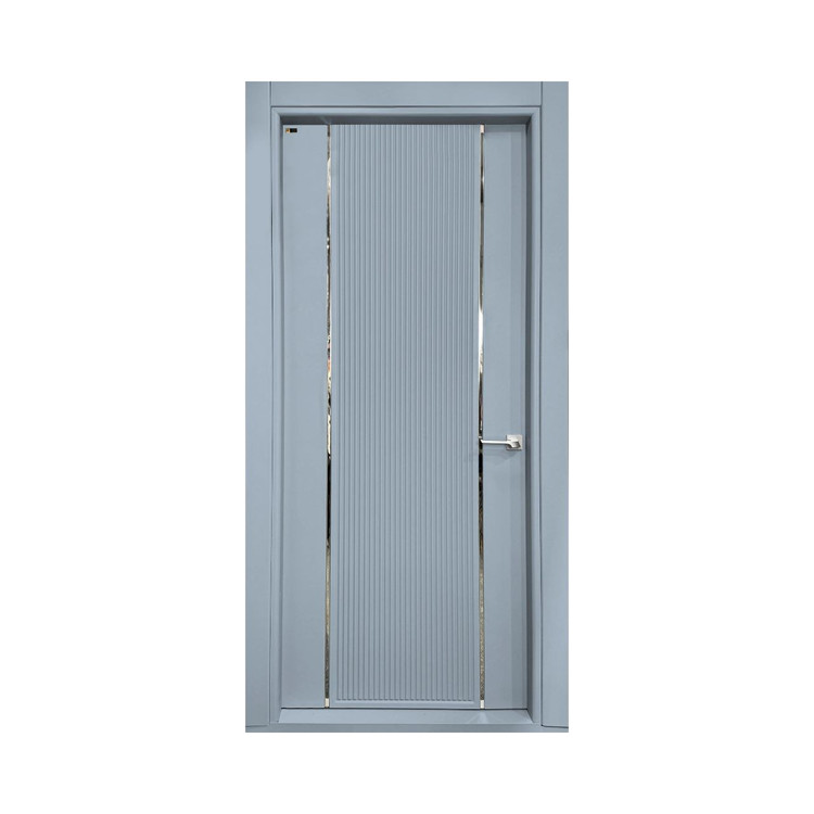 درب اتاق خواب مدرن شیاری و استیل فیدار P-371