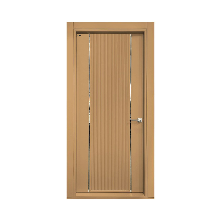 درب اتاق خواب مدرن شیاری و استیل فیدار P-371