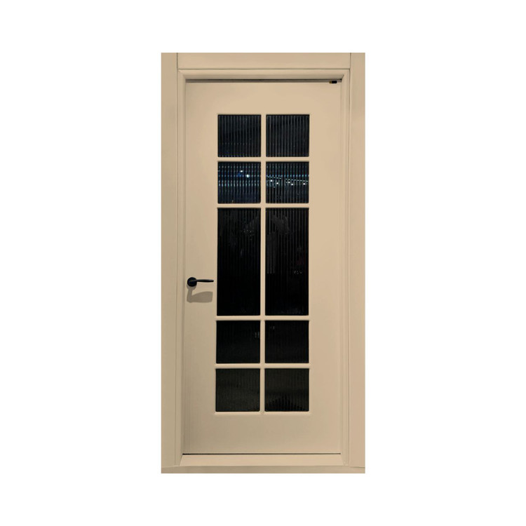 درب چوبی شیشه خور لوکس و مدرن فیدار P-385