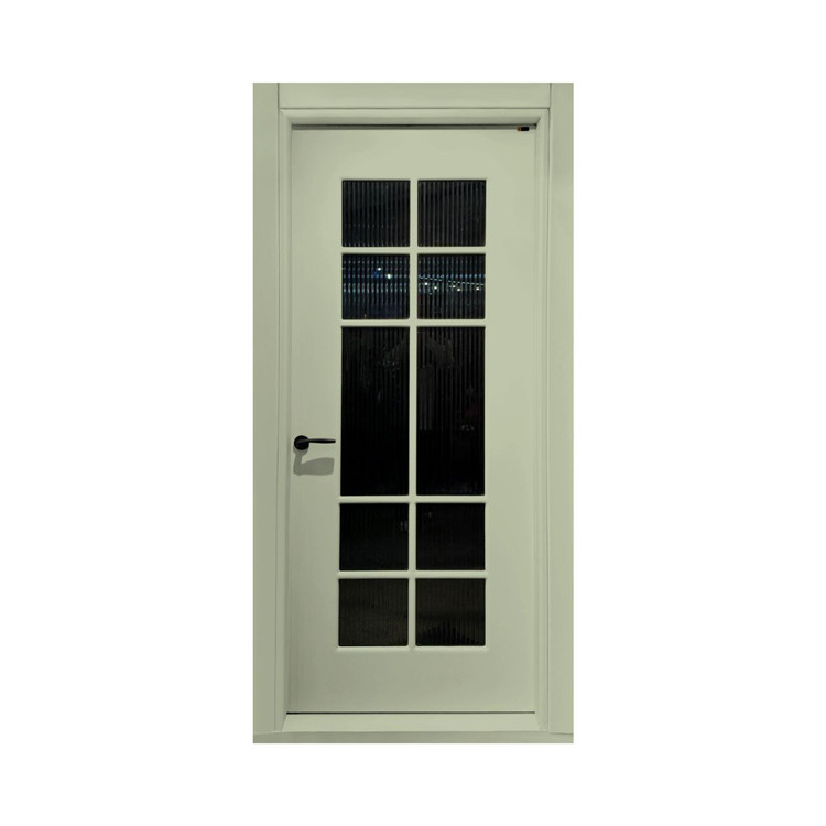 درب چوبی شیشه خور لوکس و مدرن فیدار P-385