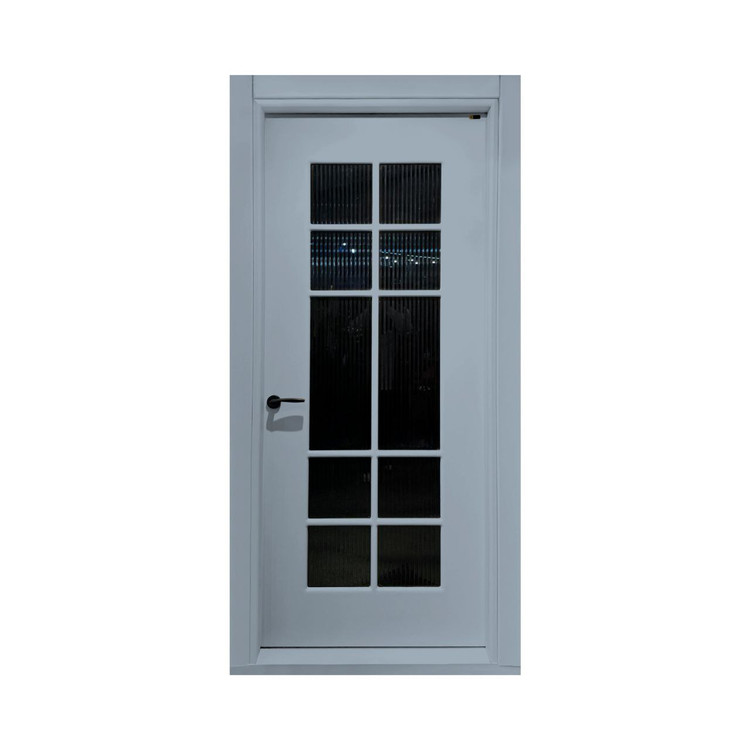 درب چوبی شیشه خور لوکس و مدرن فیدار P-385