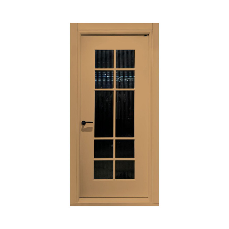 درب چوبی شیشه خور لوکس و مدرن فیدار P-385