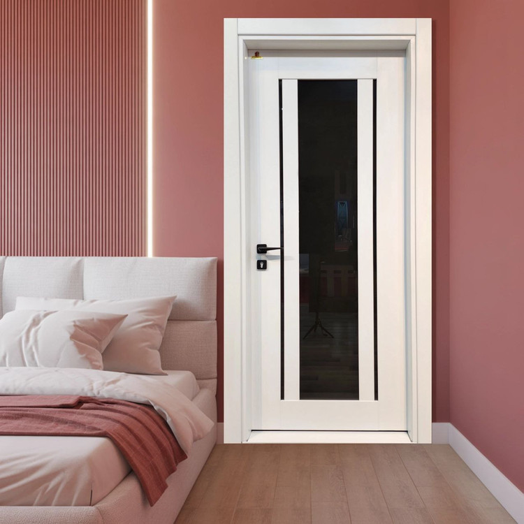 درب چوبی شیشه خور لوکس و مدرن فیدار TW-78