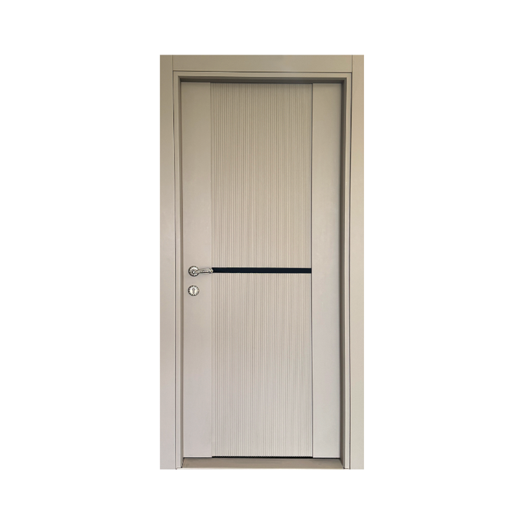 درب چوبی شیشه خور لوکس شیاری خاص فیدار TW-89
