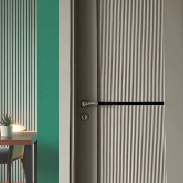 درب چوبی شیشه خور لوکس شیاری خاص فیدار TW-89