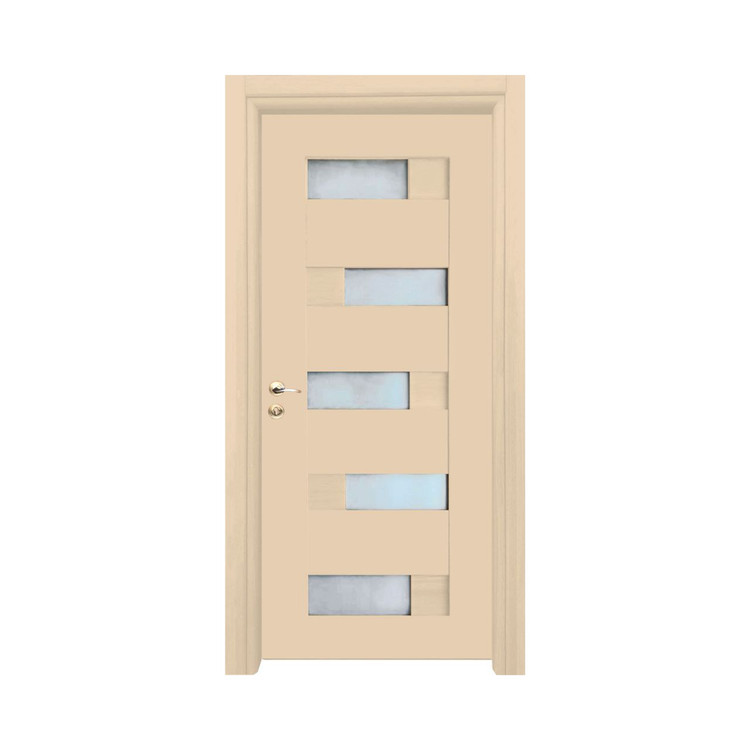 درب چوبی شیشه خور پازلی فیدار TW-30