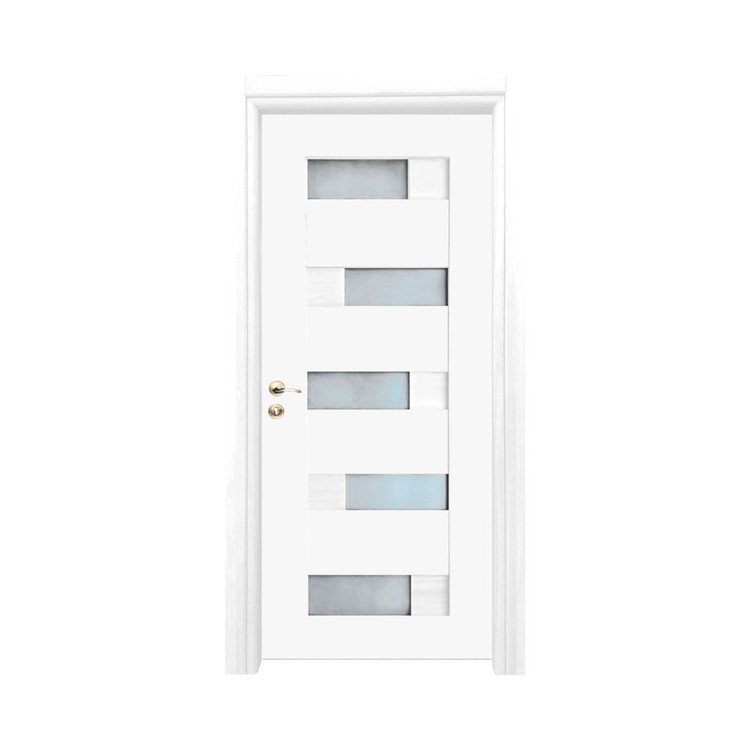 درب چوبی شیشه خور پازلی فیدار TW-30