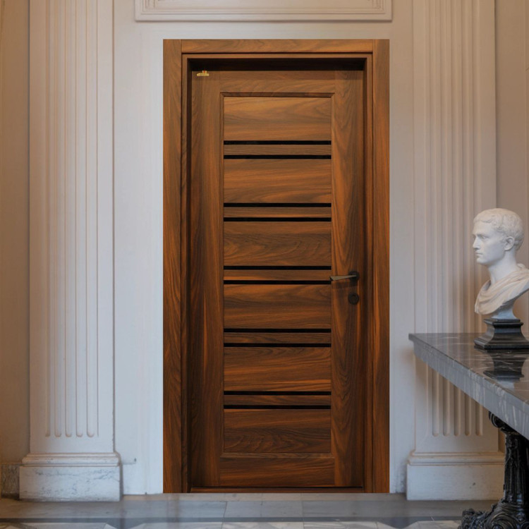 درب چوبی شیشه خور مینیمال فیدار TW-62