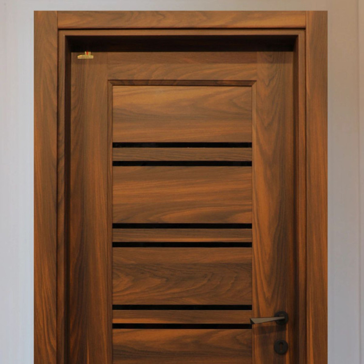 درب چوبی شیشه خور مینیمال فیدار TW-62