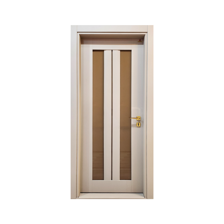 درب چوبی شیشه خور لوکس فیدار TW-74