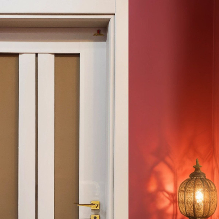 درب چوبی شیشه خور لوکس فیدار TW-74