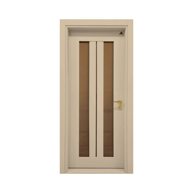 درب چوبی شیشه خور لوکس فیدار TW-74