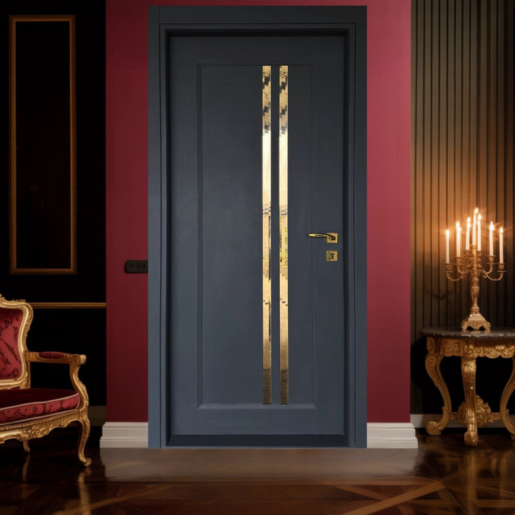 درب چوبی شیشه خور مدرن و لوکس فیدار TW-76