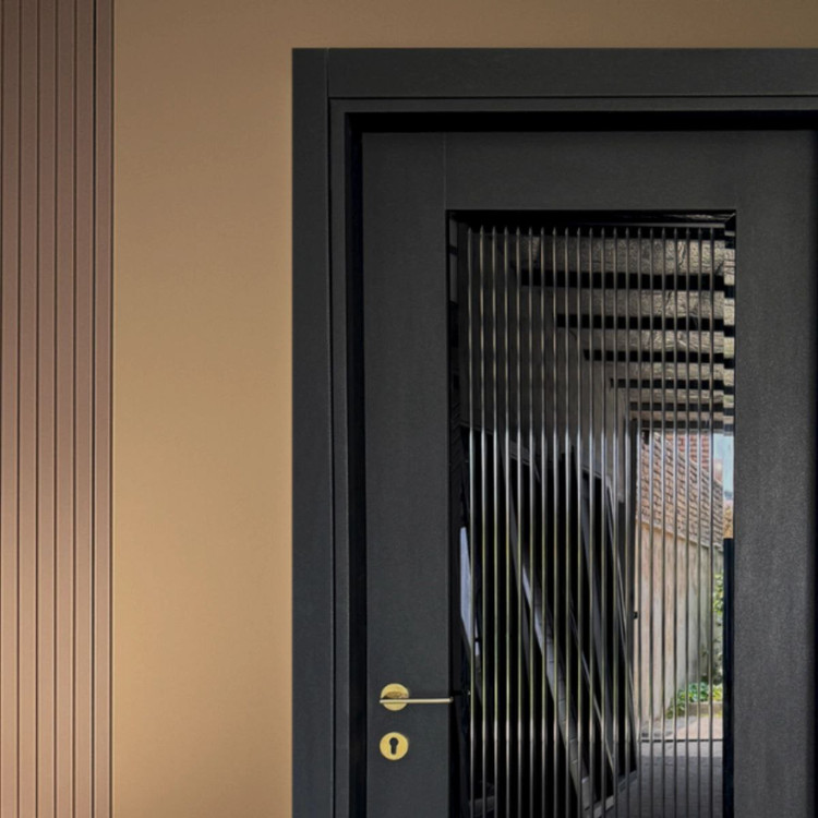 درب چوبی شیشه خور لوکس و مدرن شیک و خاص فیدار TW-87