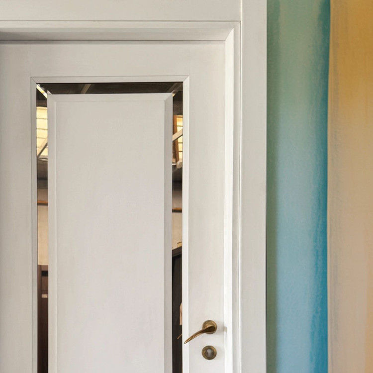 درب چوبی شیشه خور لوکس و مدرن فیدار TW-75