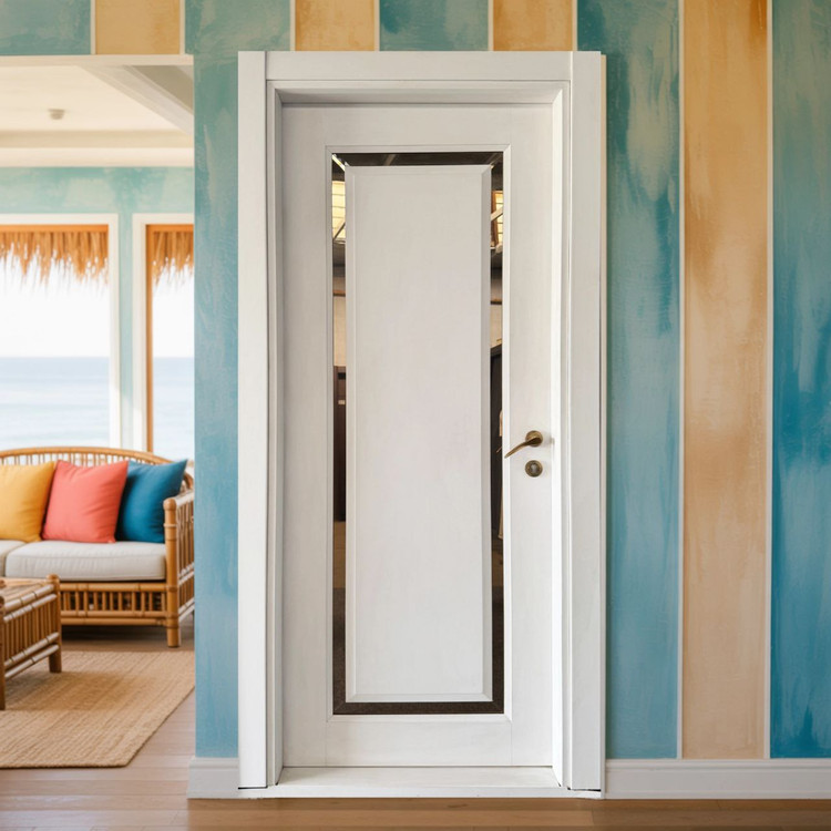 درب چوبی شیشه خور لوکس و مدرن فیدار TW-75