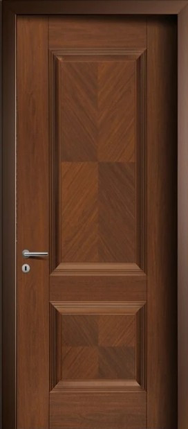 درب ملامینه لوکس اتاقی و سرویسی طرح جناقی دو قاب کد 1063