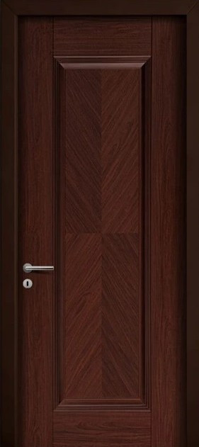 درب اتاقی و سرویسی ملامینه طرح لوکس جناقی تک قاب کد 1059