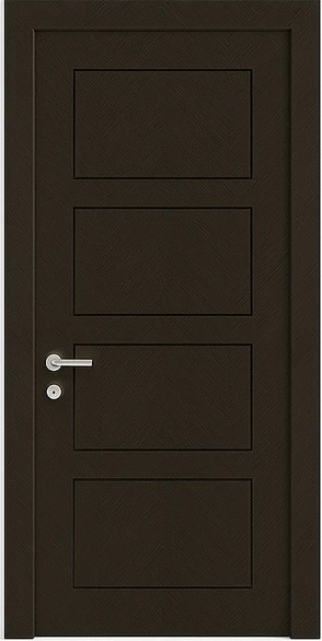 درب داخلی اتاق و سرویس پلی وود روکش PVC کد P114K108