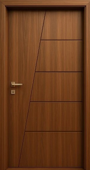 درب داخلی اتاقی MDF (ام دی اف) 8 میلیمتر طرح CNC کد 109