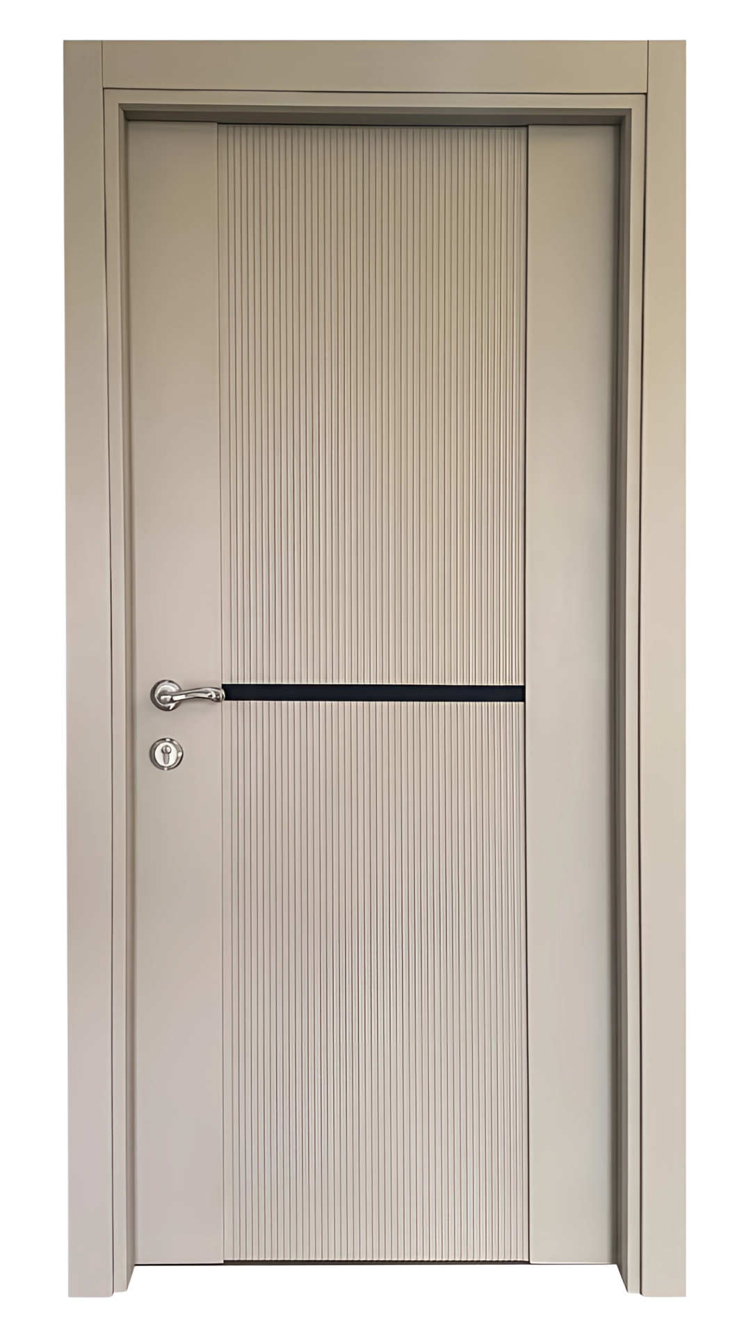 درب چوبی شیشه خور لوکس شیاری خاص فیدار TW-89