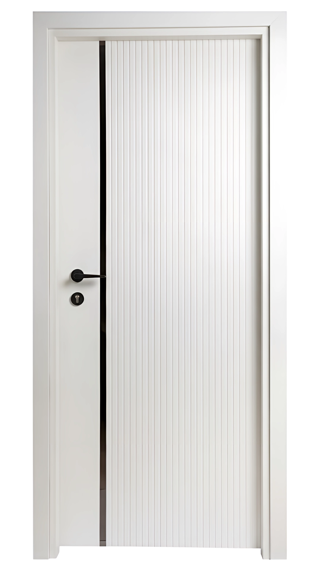 درب اتاقی مدرن شیشه خور فیدار p-376