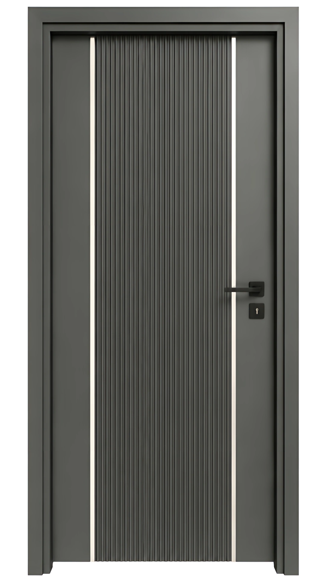 درب داخلی اتاق خواب ام دی اف MDF مدل S 500 استیل‌خور دو طرف