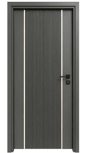درب داخلی اتاق خواب ام دی اف MDF مدل S 500 استیلخور دو طرف