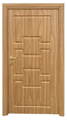 درب داخلی اتاقی ام دی اف MDF طرح CNC هشت میلیمتر با روکش PVC کد 105