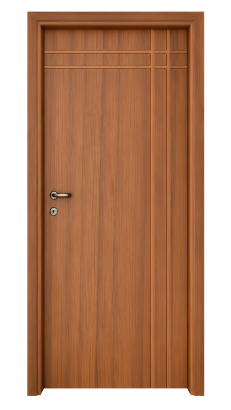 درب داخلی اتاقی MDF (ام دی اف) 8 میلیمتر طرح CNC با روکش PVCکد 104
