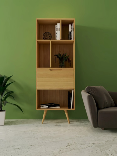 کتابخانه L.003 قهوه ای
