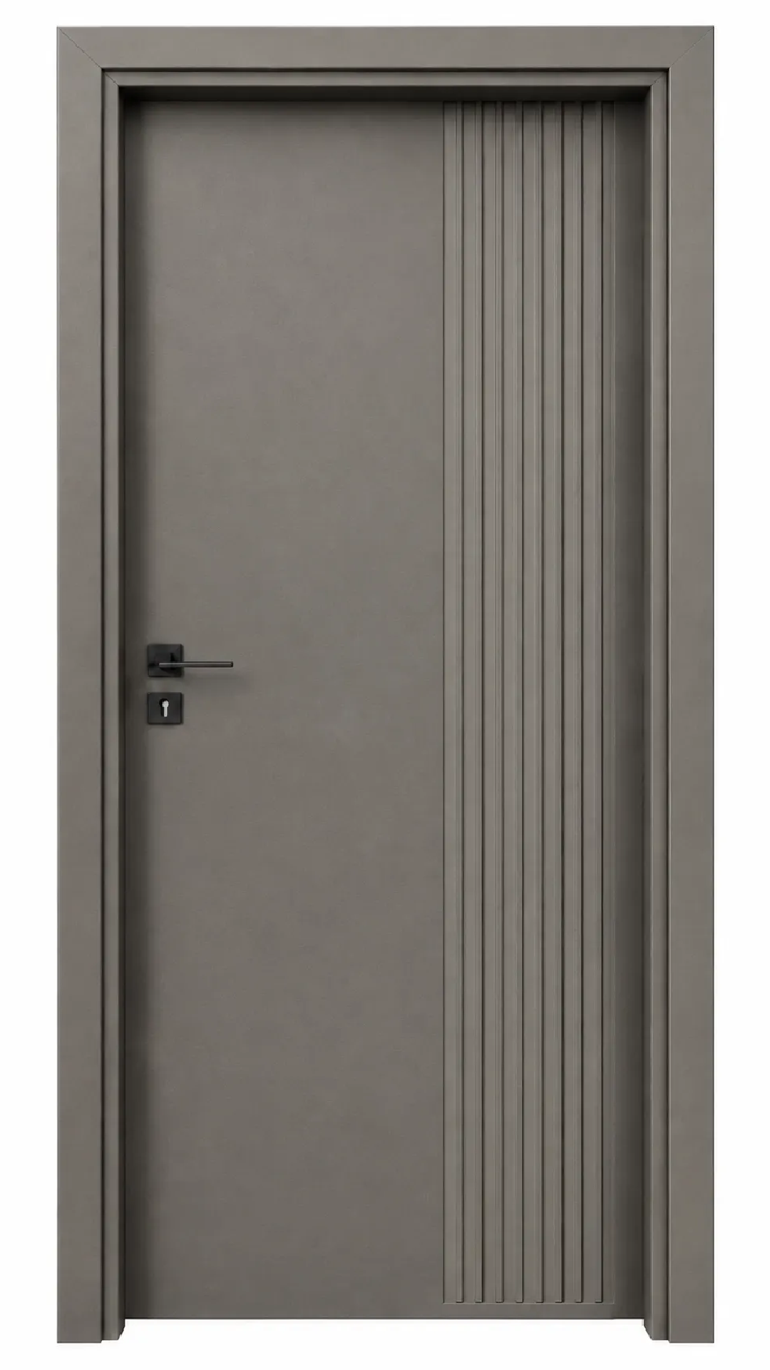 درب داخلی اتاق ام دی اف MDF مدل 109 طوسی تیره