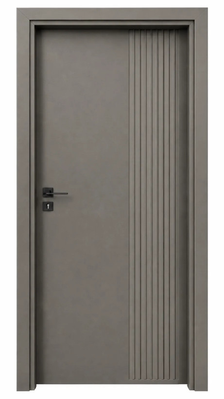 درب داخلی اتاق ام دی اف MDF مدل 109 طوسی تیره