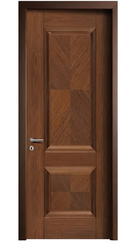 درب ملامینه لوکس اتاقی و سرویسی طرح جناقی دو قاب کد 1063
