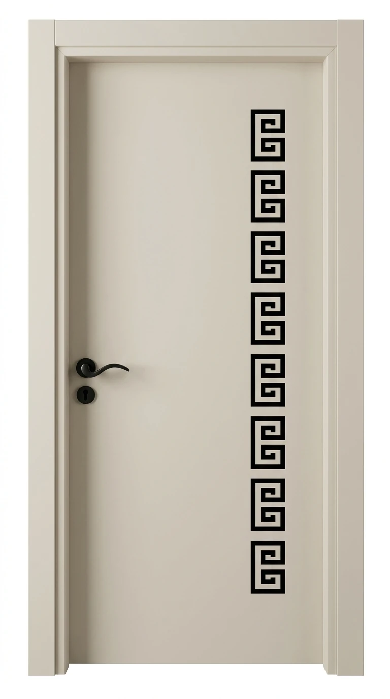 درب داخلی اتاق و سرویس پلی وود روکش PVC کد 5054